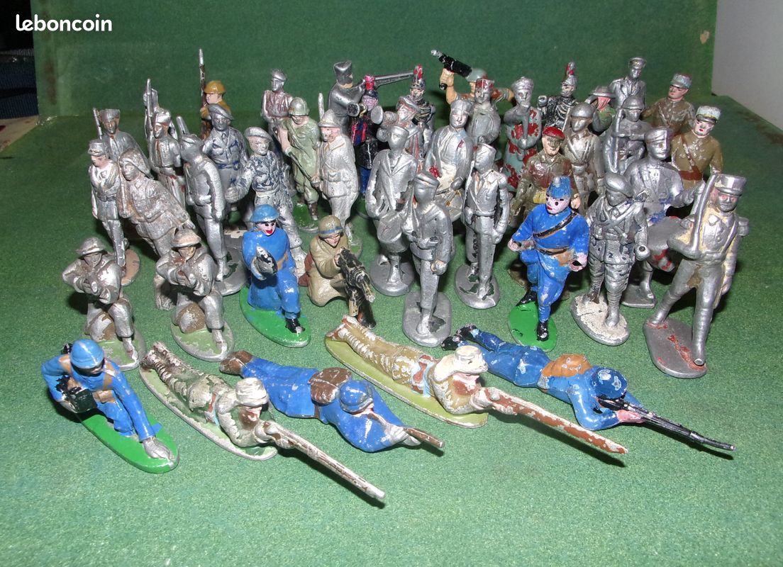 QUIRALU - Lot de soldats Chasseurs Alpins En... - Lot 479 - Pousse-Cornet