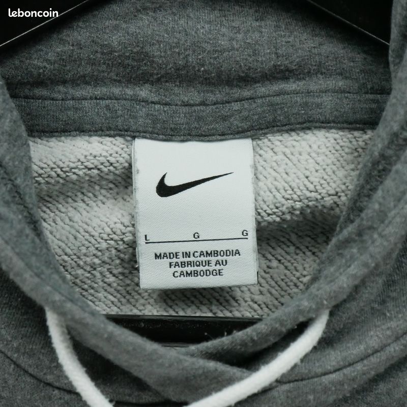 Nike Homme Sweat Nike Argent Nike Sweat à Capuche Homme Taille L