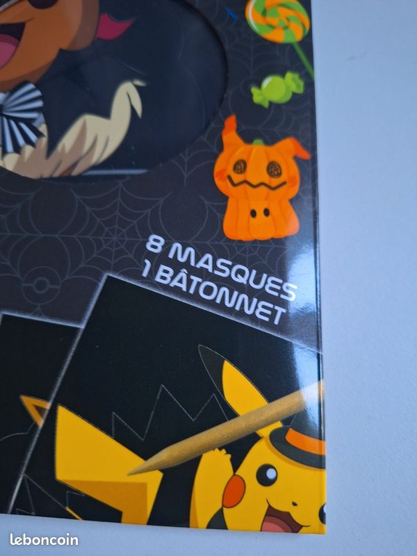 Masques à gratter Pokémon halloween (image 7)