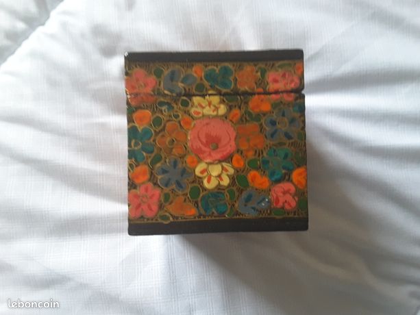 Boîtes Décoratives Peintes à La Main – Artisanat Du Cachemire, Lot De 2