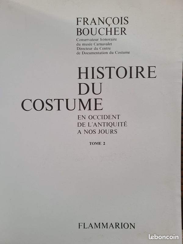 Livre histoire du costume (image 2)