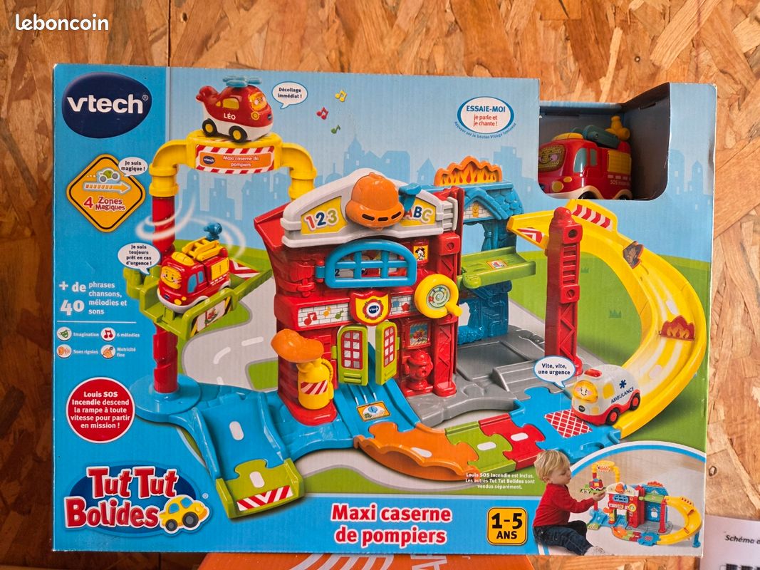 Tut tut bolide maxi caserne de pompiers (image 1)
