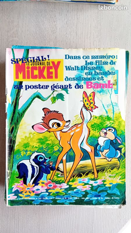 Lot 39 magazines "Le journal de Mickey" 1979 (image 1)