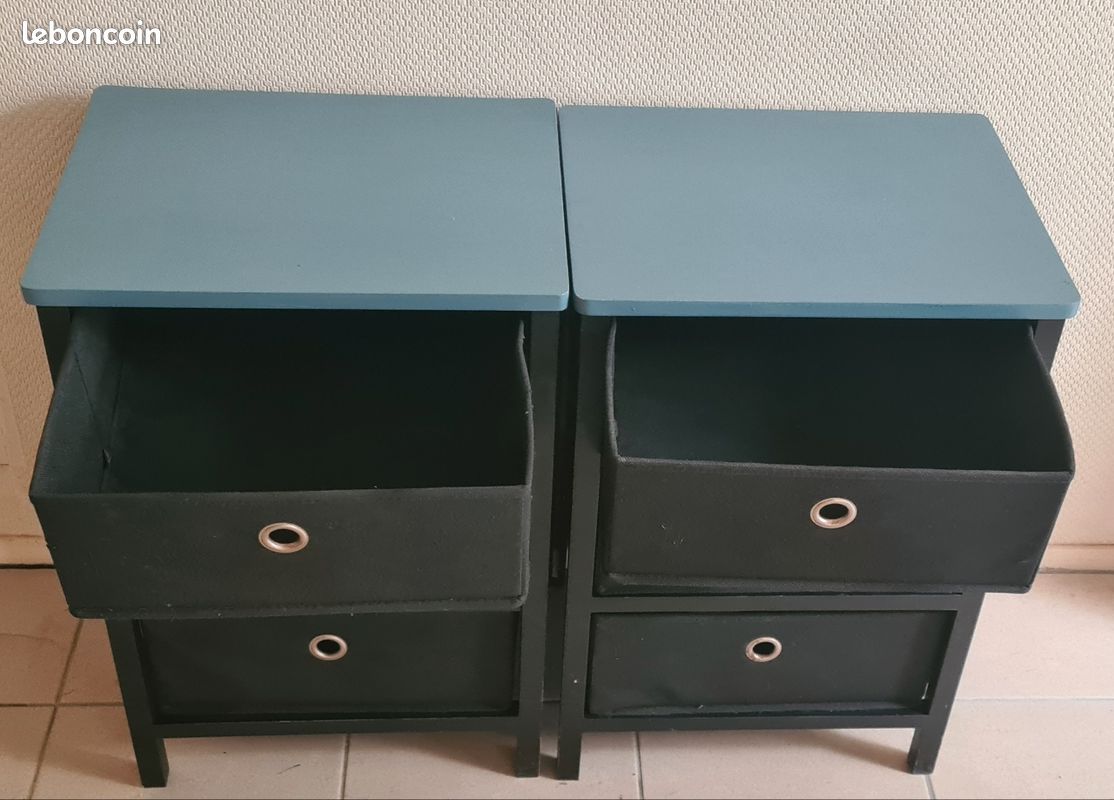 Deux tables de nuit,chevet (image 3)