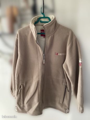 Veste Polaire Femme Sans Capuche Couleur Unie – Parka Hiver Zippée Épaisse Douce Avec Poches Chaleur Légère
