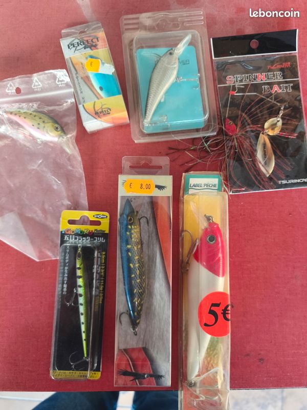 Lot De 6 Leurres De Pêche à Manivelle Seasky, Neufs Sous Emballage, Pour Eau Douce Et Salée