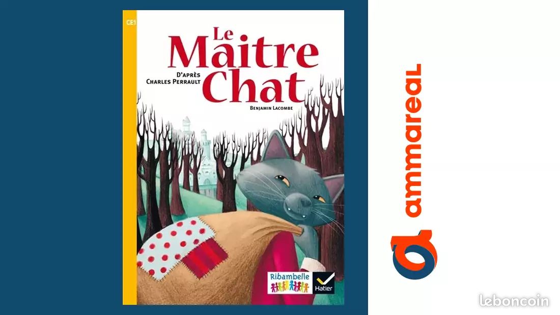 Ribambelle CE1 série jaune éd. 2016 - Le Maître Chat - Album 3 - Charles Perrault, Benjamin ... (image 1)