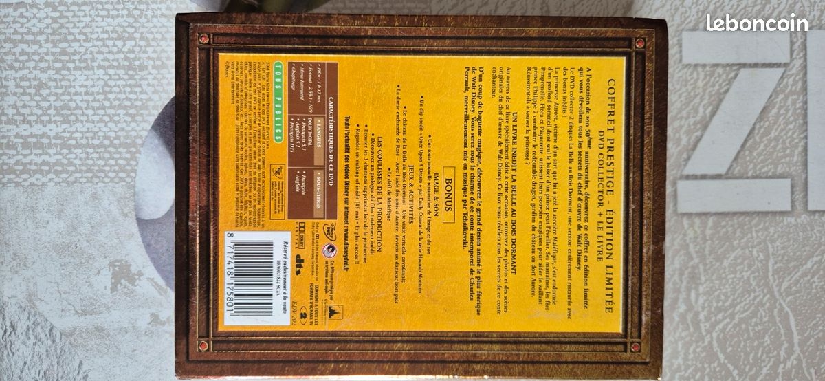 Coffret La belle au bois dormant Dvd et livre (image 3)