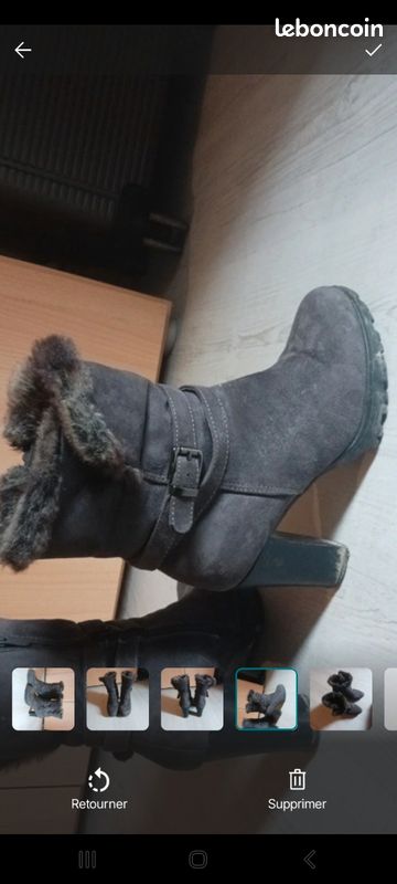 Bottine à talon en 37 de 8 cm (image 4)