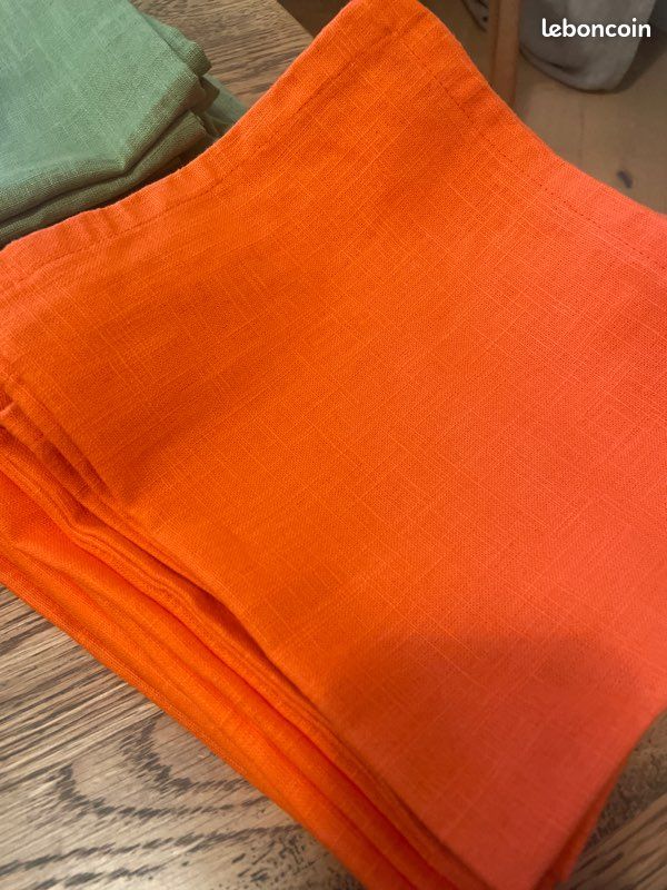 Lot serviettes de table en lin (image 3)
