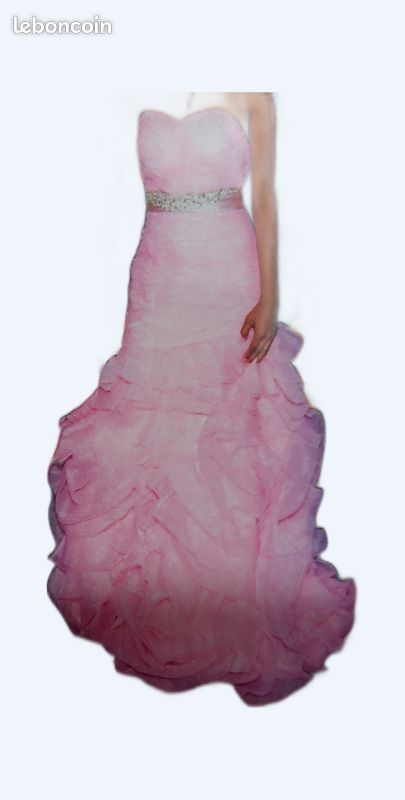 Robe mariée rose (image 1)