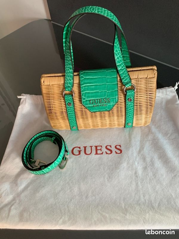 Green Bag Guess Bag 2021 Bag Sac Guess Printemps 2021 Sac Guess