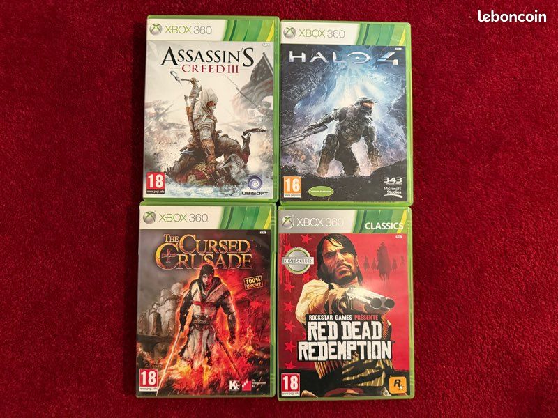 Lot De 9 Jeux Xbox 360 FR PAL - Inclut GTA V, Rage, Tomb Raider - Testés
