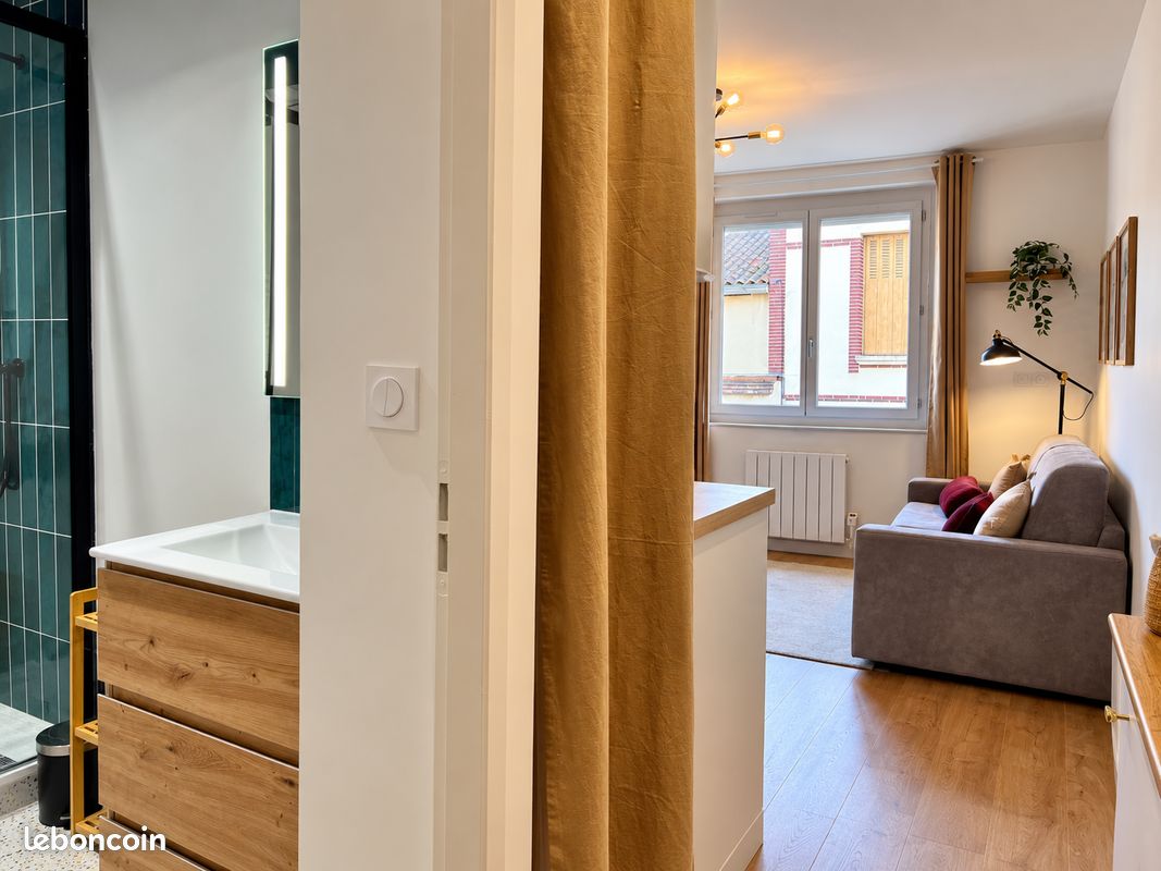 Appartement 1 pièce 19 m² · à Toulouse · 19 m² · 640 €/mois