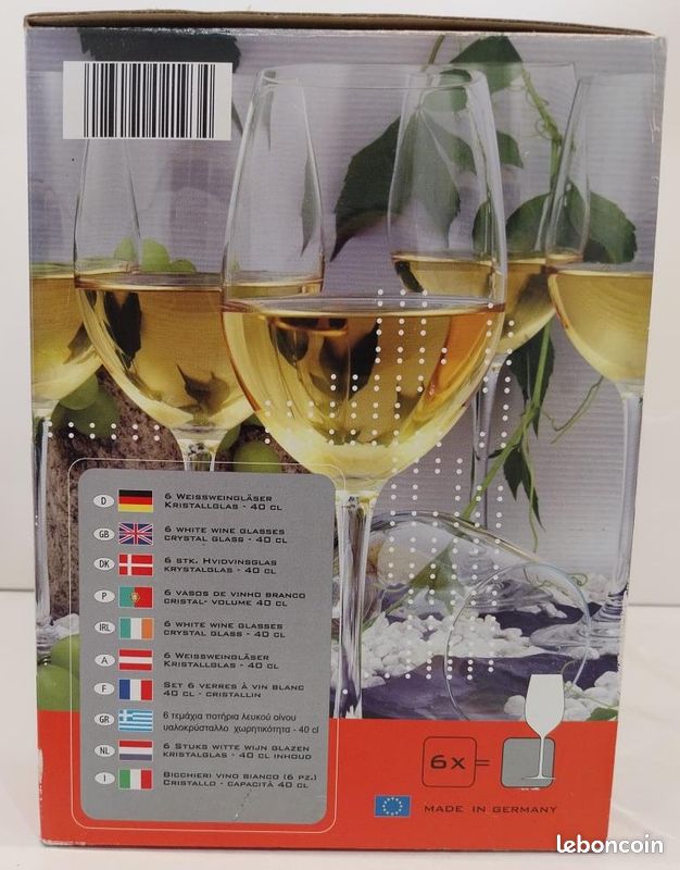 Verres à Champagne Krosno Splendour - Lot De 6 - 210 Ml - Verre Cristallin Transparent Sans Plomb - Pour Maison, Restaurant, Réceptions