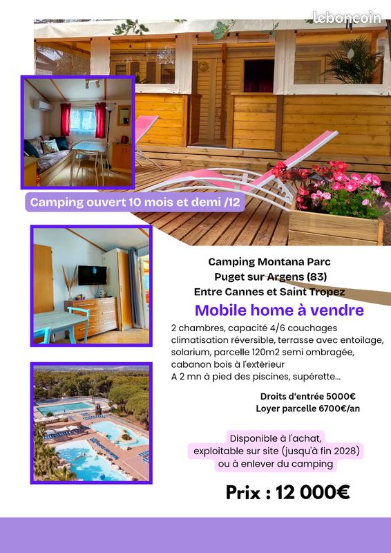 Maison 3 pièces 30 m² · à Puget-sur-Argens · 30 m² · 12 000 €