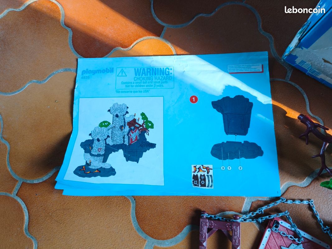 Playmobil 4835 La Citadelle Du Dragon Rouge – NEUF Scellé – Castle – NIB Jamais Ouvert