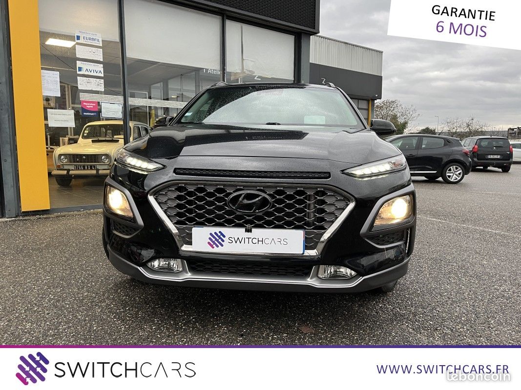 Hyundai Kona 1.0 T-GDi 120cv EDITION * CARPLAY CLIM AUTO CAMERA DE RECUL PACK SON (image 21)