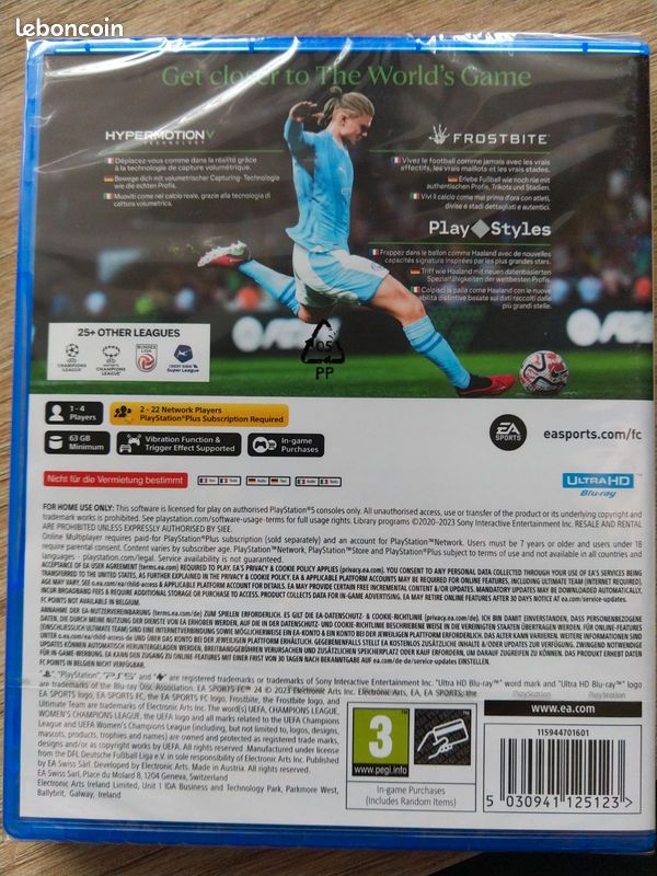 Jeux Playstation 5 FC24 (image 1)