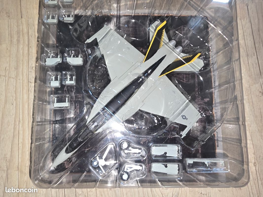 Avion en alliage de chasse à l'échelle 1/72 France pour la décoration