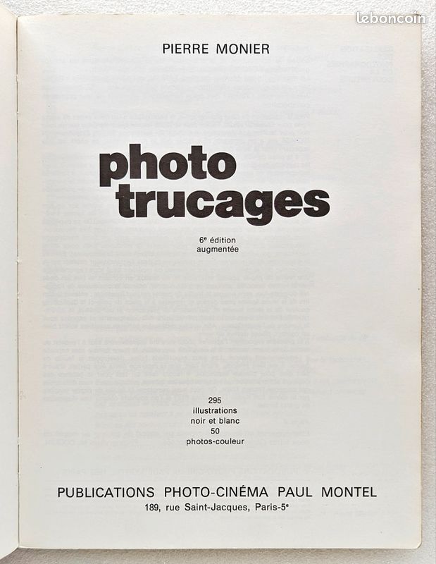 Livre photo vintage : Photo Trucages (image 2)