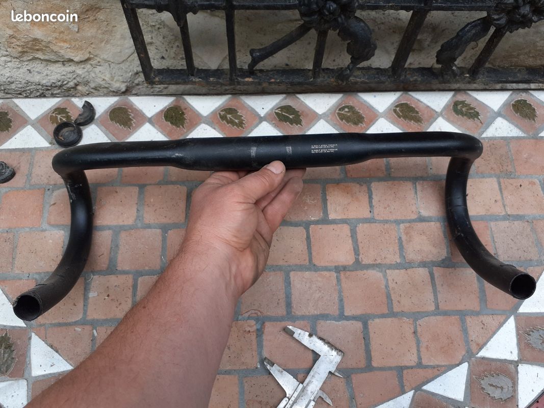 Cintre vélo BELLERI ancien 25 - 410 aluminium - FR