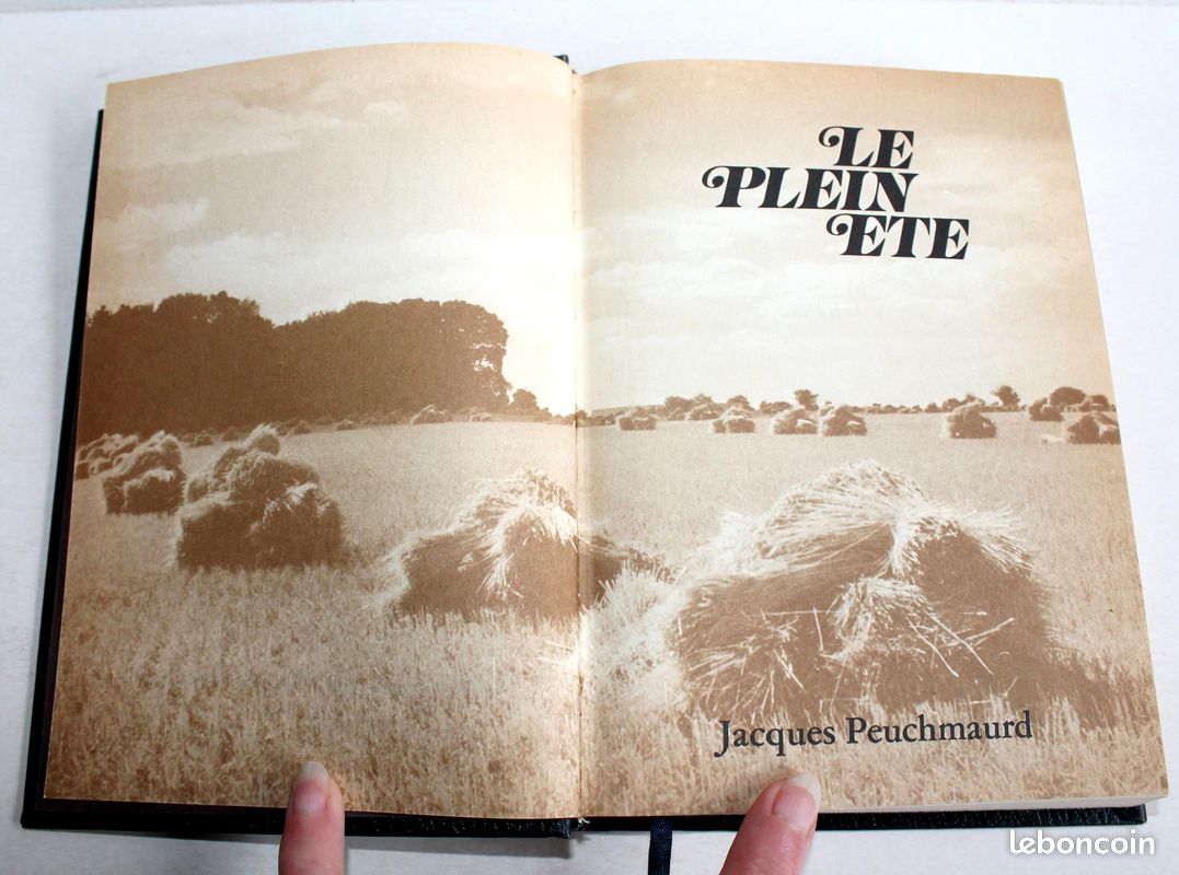 LE PLEIN ETE de J. PEUCHMAURD 1975 EDITIONS ROMBALDI, BIBLIOTHEQUE TEMPS PRESENT (image 2)