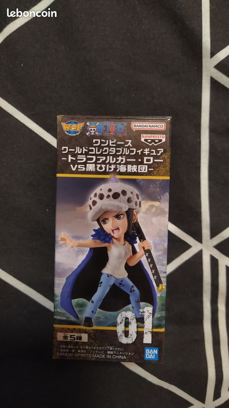Figurine WCF Banpresto One Piece - Law Vs Marshall D. Teach (Barbe Noire) - Neuf