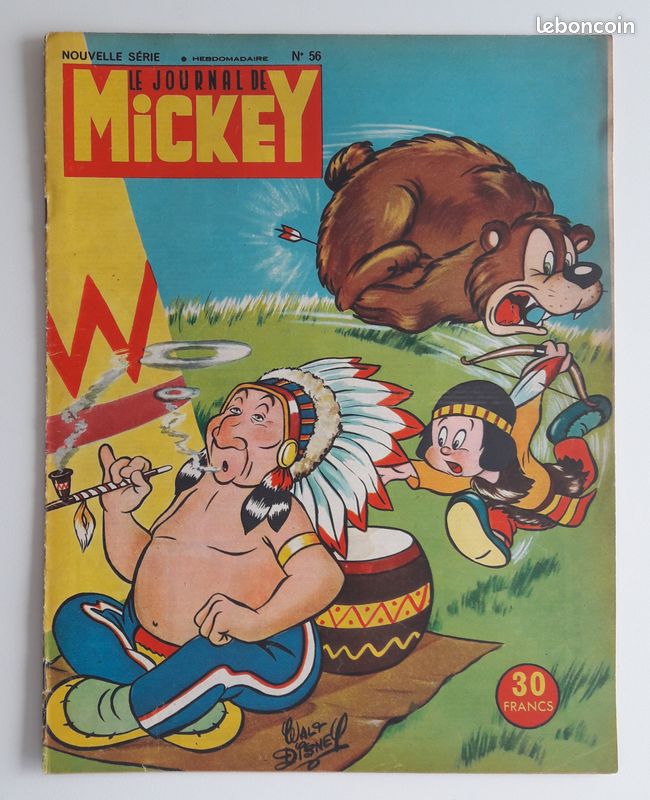 Journal de Mickey n° 56 de 1953 (image 1)