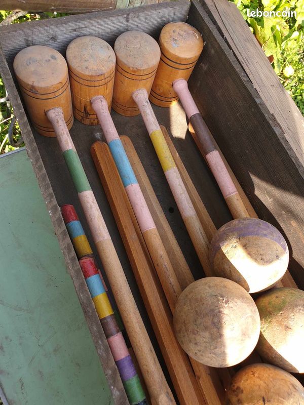 Ancien jeu de croquet adulte (image 1)