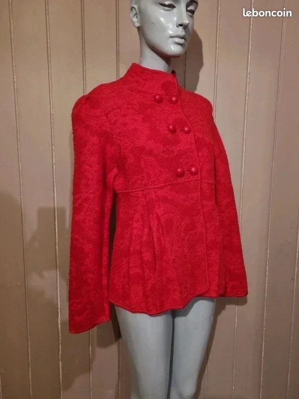 Veste rouge Didier Parakian (image 11)