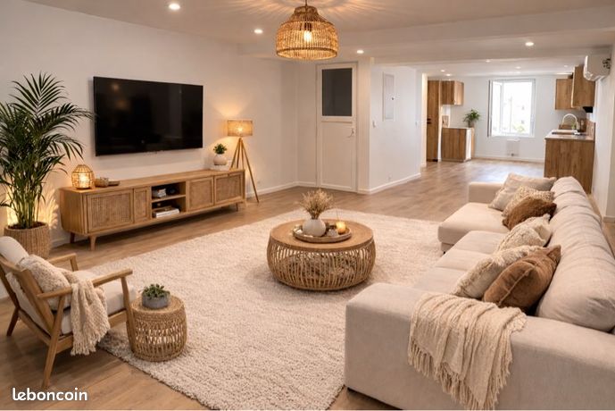 T3 duplex rénové entièrement