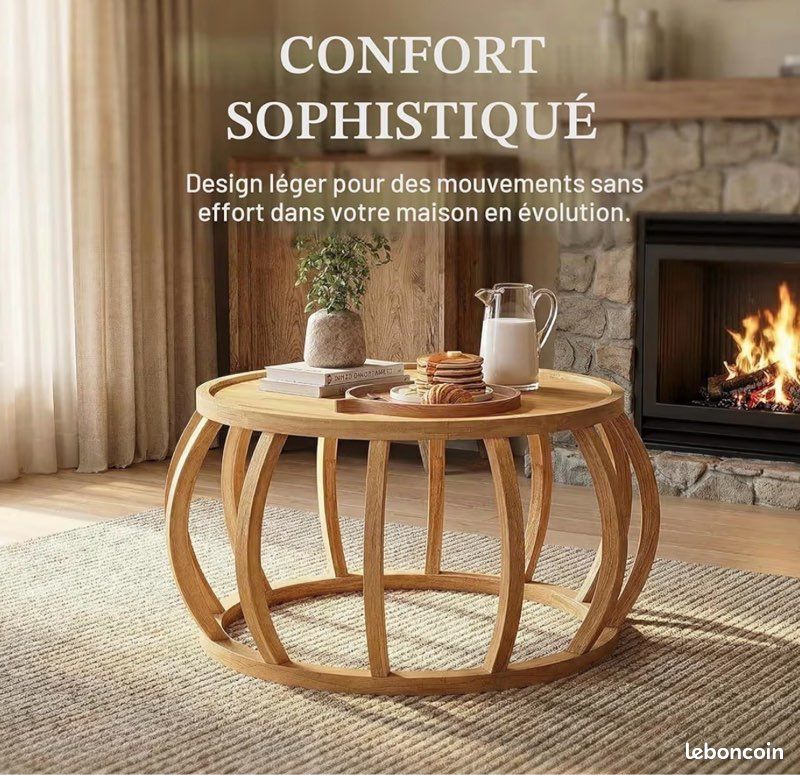 Table basse rond (image 3)