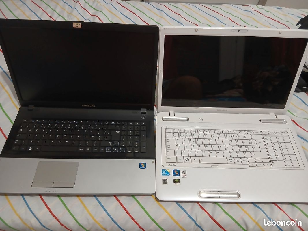 Lot de deux ordinateurs portables (image 1)