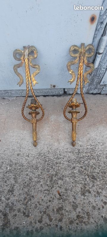 Deux appliques de Style Napoleon 3 (image 1)