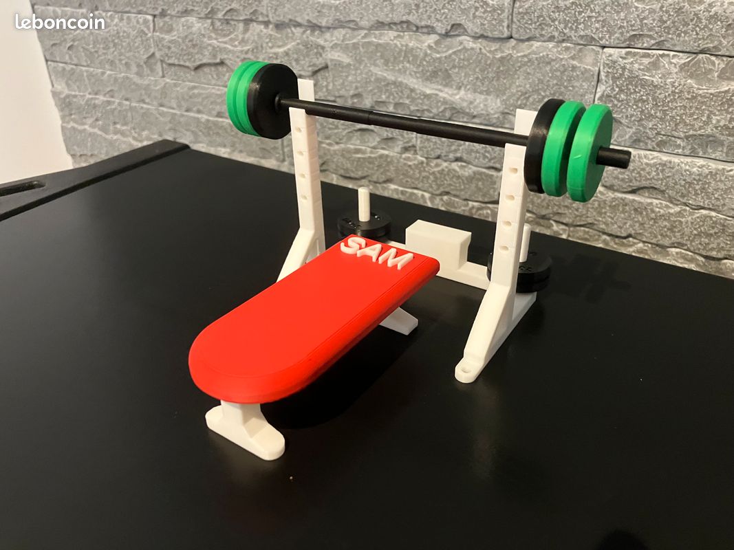 Support De Barres De Musculation Imprimé En 3D - Fabrication Française