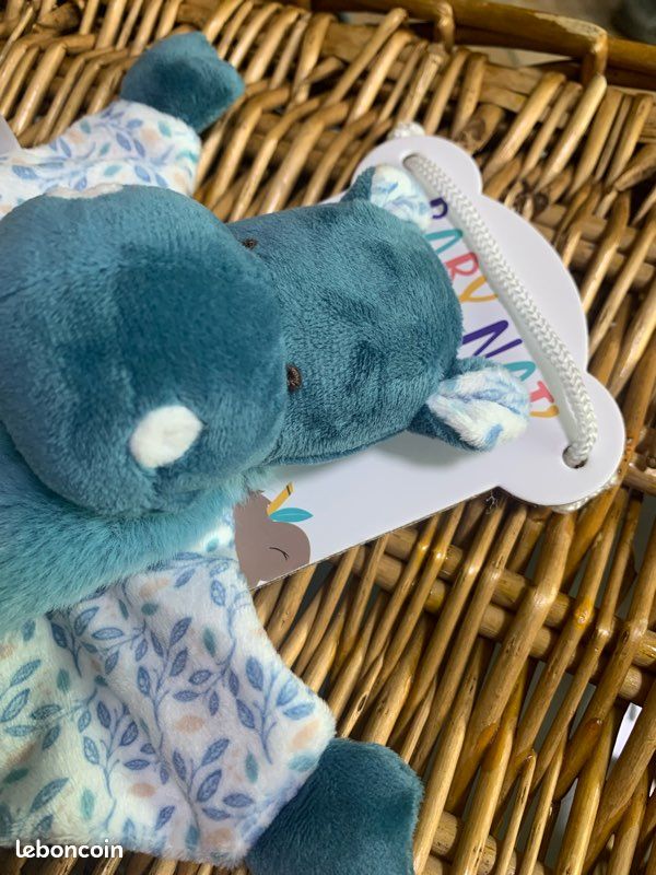 Doudou hippopotame Baby nat’ (image 1)