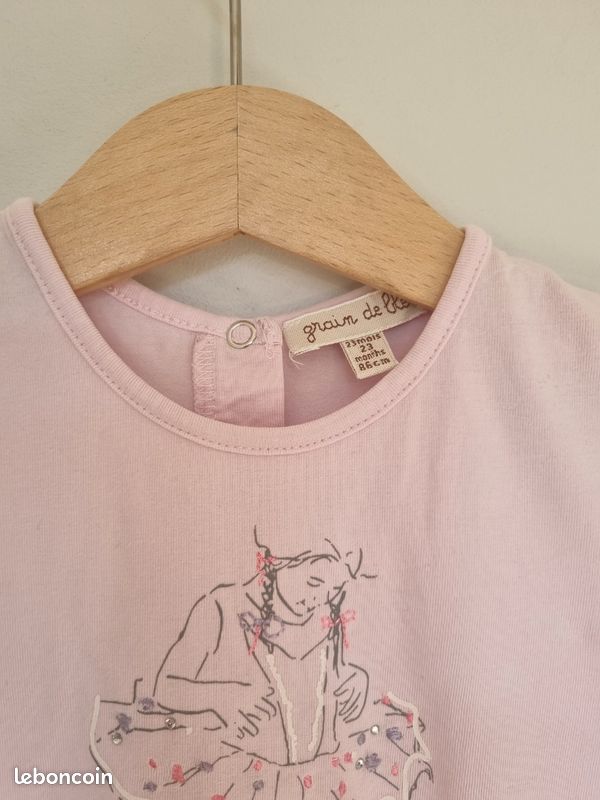 T-shirt grain de blé 23 mois (image 3)