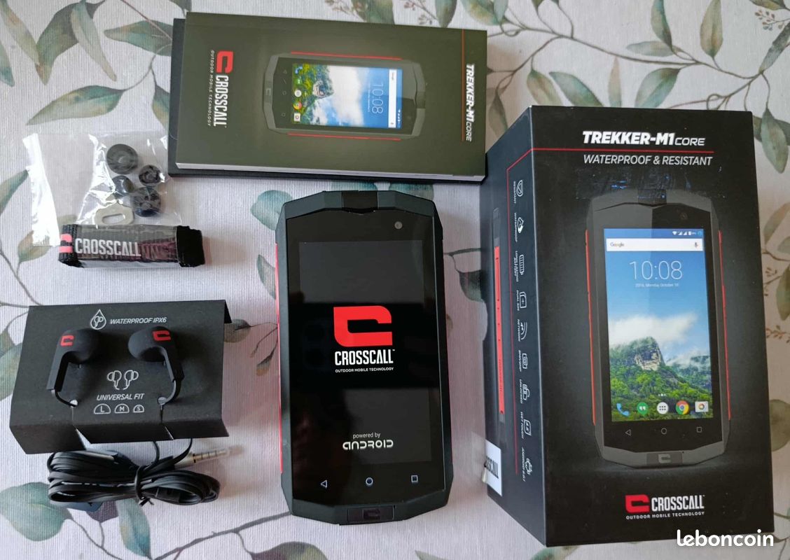 Smartphone Crosscall Trekker M1 - Robustesse Outdoor - 8 Go - Débloqué - Occasion Bon état