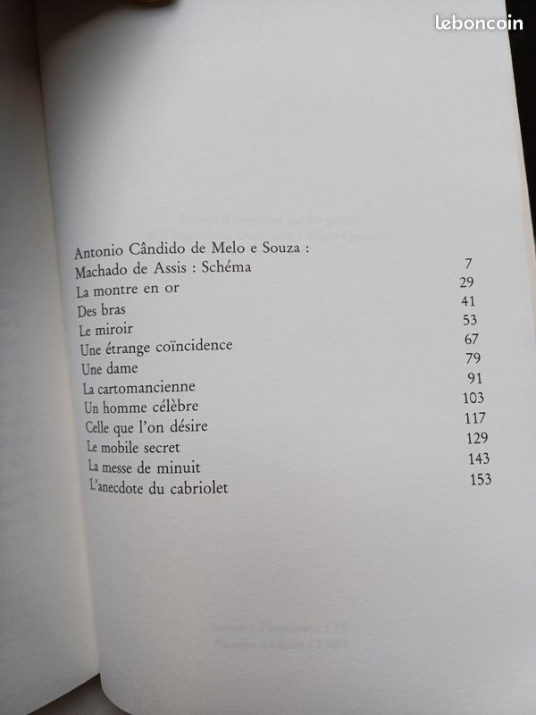 Machado de Assis, La montre en or, et Ce que les hommes appellent amour (image 5)