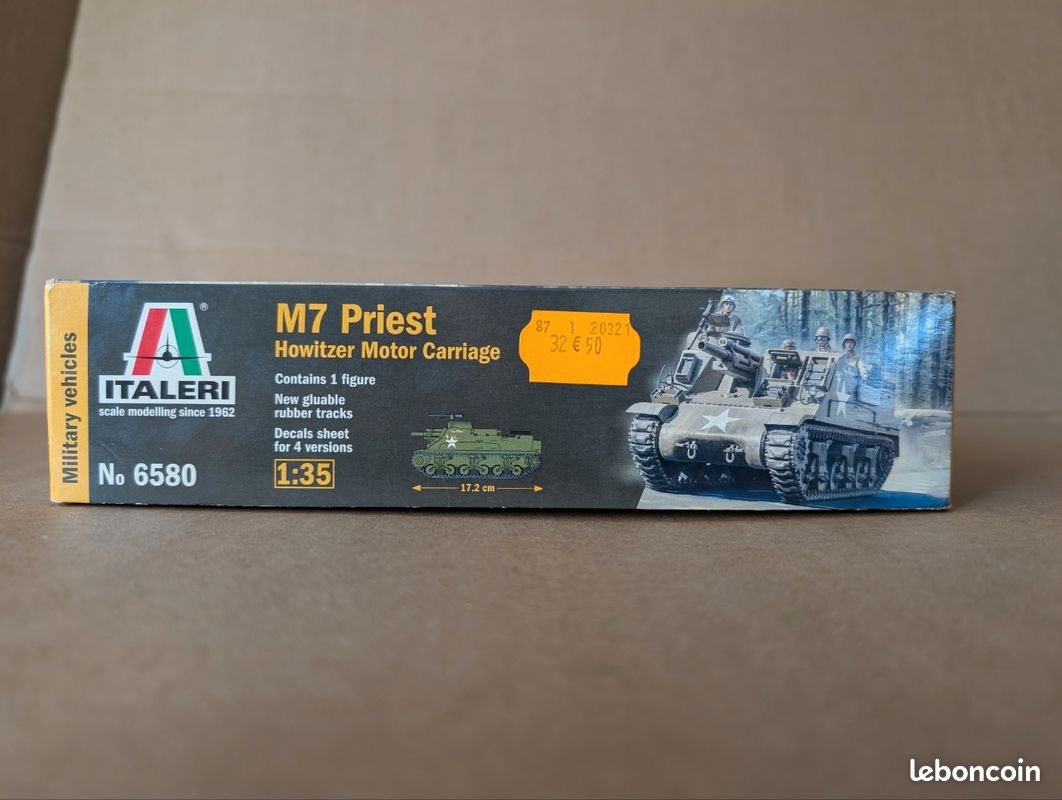 Char Priest 1/72 Italeri – Modèle Réduit Monté Et Peint, Milice Libanaise
