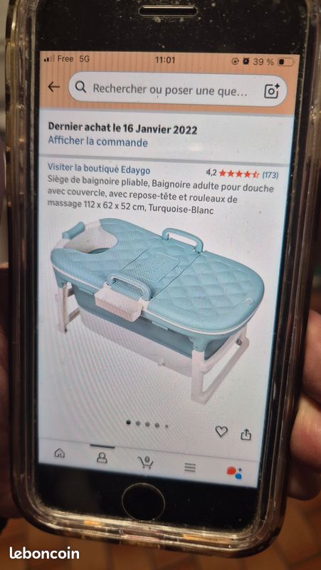 Baignoire pliable adulte (image 3)