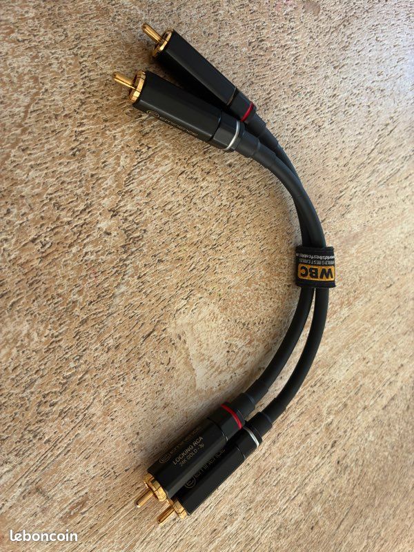 Câble de modulation RCA Gotham GAC-4/1 – Connecteurs Eminence – 25 cm (image 3)