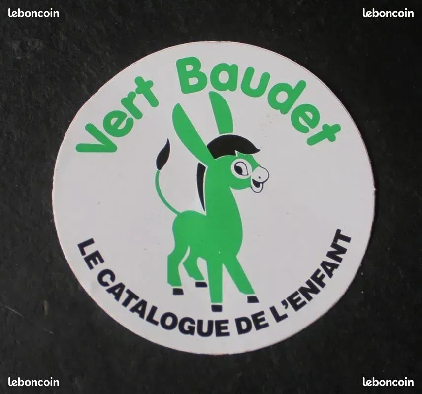 ANCIEN AUTOCOLLANT STICKER Pub Promotion SONIC THE HEDGEDOG SEGA VERT BAUDET EUR 9,99 - FR
