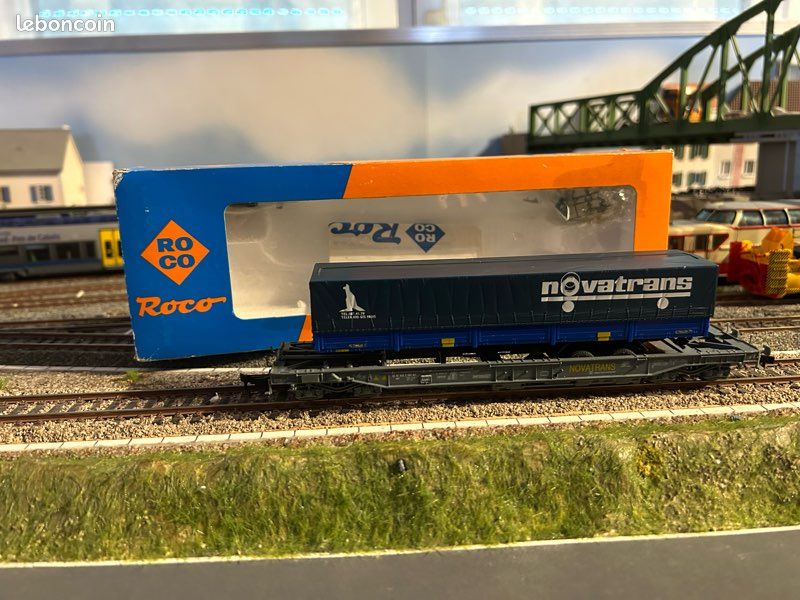 Wagon kangourou ROCO ref. 46360 - Le Hangar A Locos
