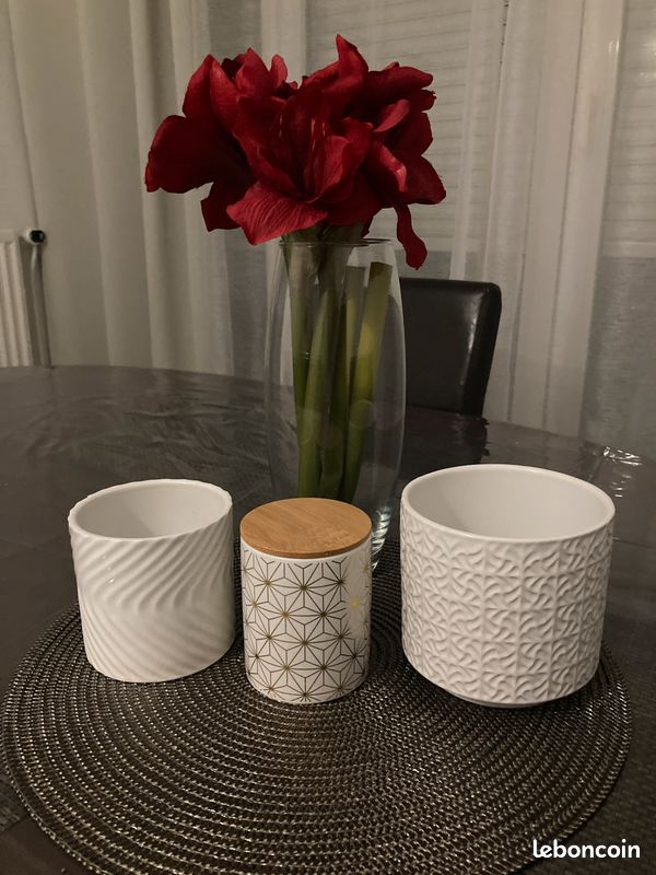 Lot de 3 pots déco (image 1)