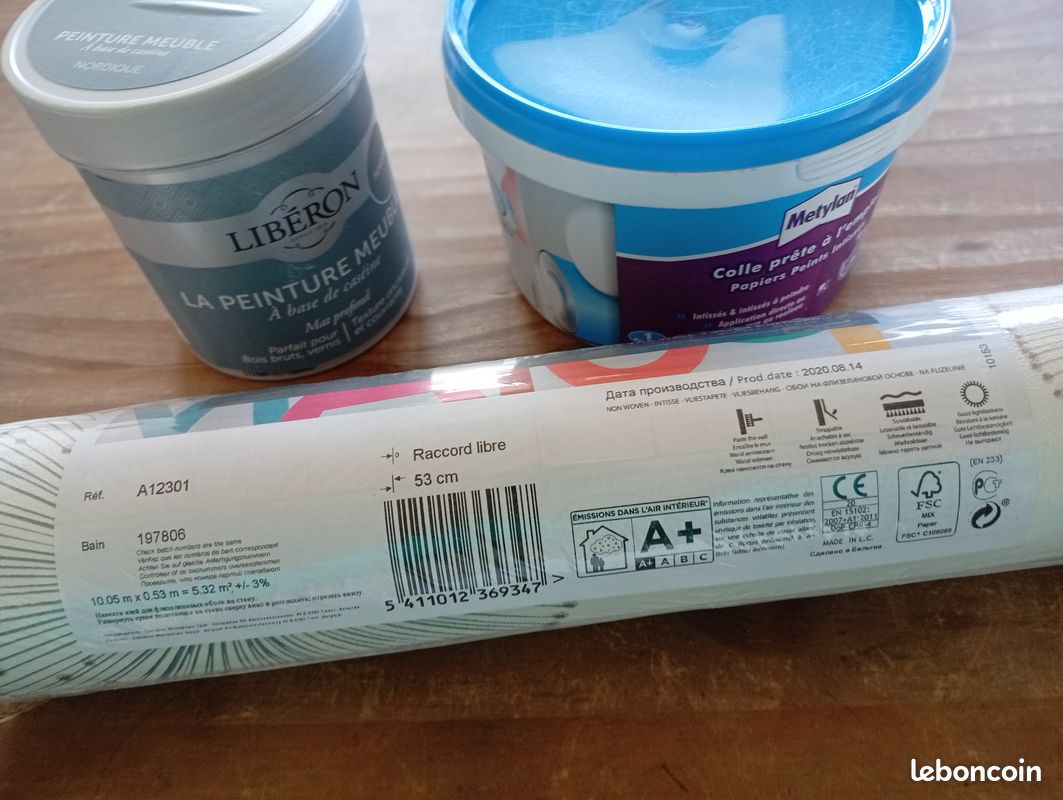 Papier peint intissé Solane - Bricolage