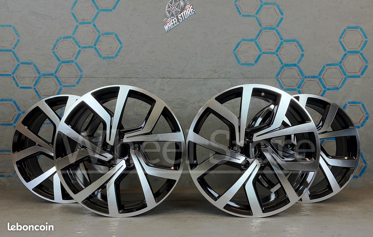 Pack Jantes 18” Style VW ClubSport – Golf 5 6 7 8 Passat Tiguan T-Roc Scirocco Audi A3 etc (image 4)