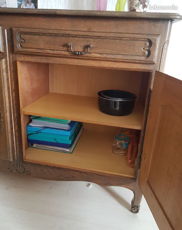 Buffet 2 portes en bois (image 2)