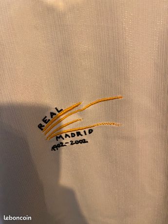 Maillot Real Madrid Centenaire 2002 – Taille M – Adidas – Édition Anniversaire